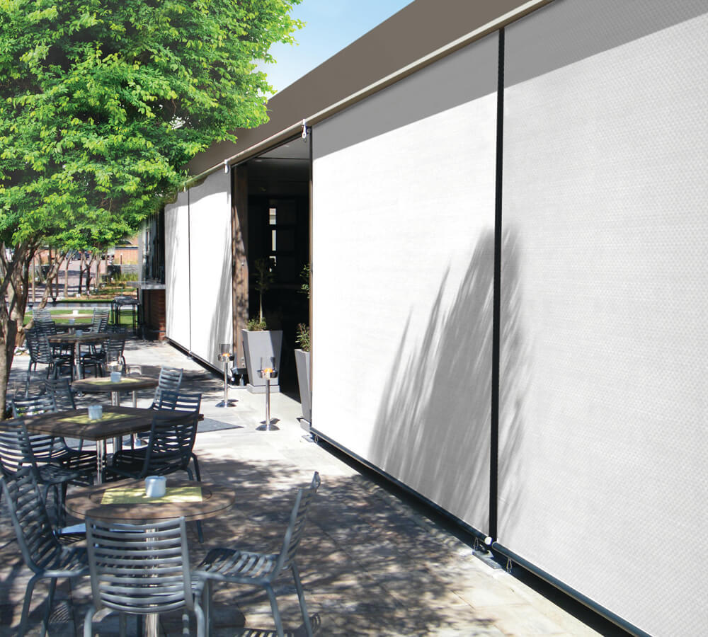 Toldo vertical Tecnoline en color White