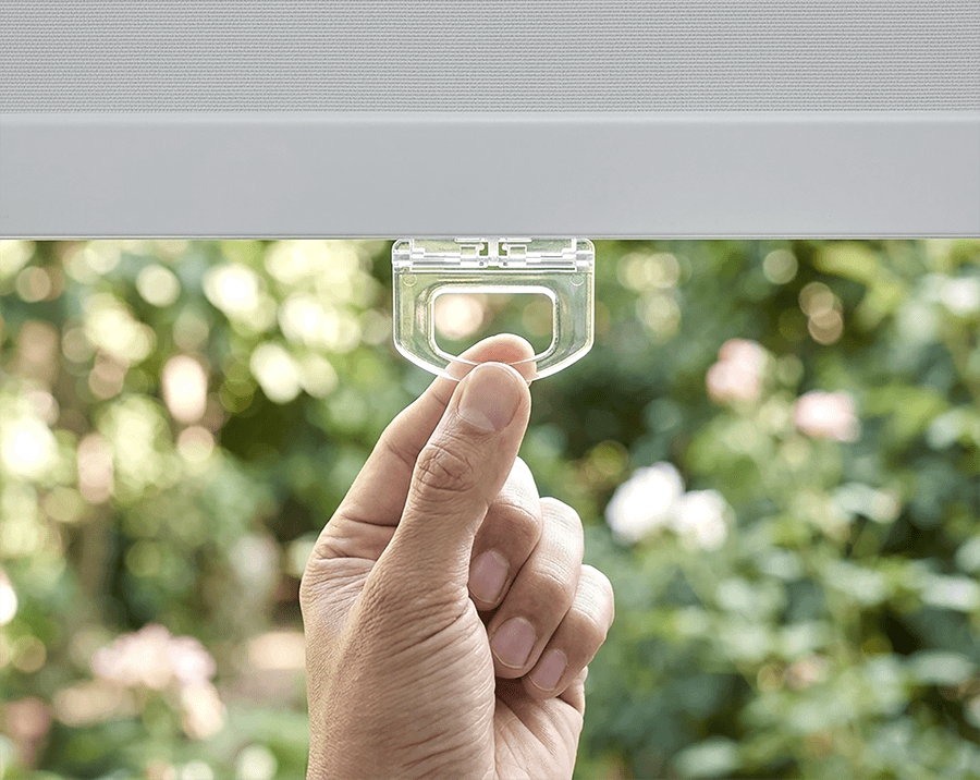 Detalle de manija acrílica HandLift